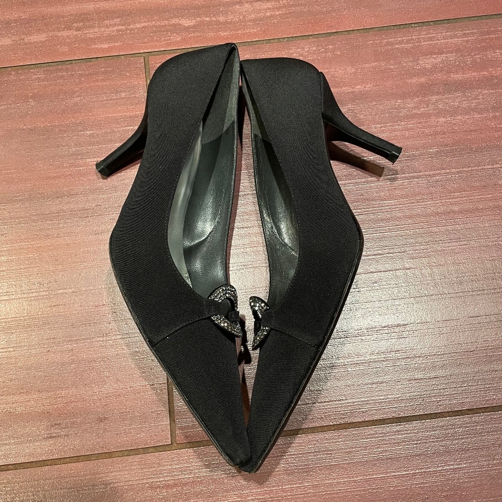 Stuart Weitzman Rhinestone Ring Pumps - image 6